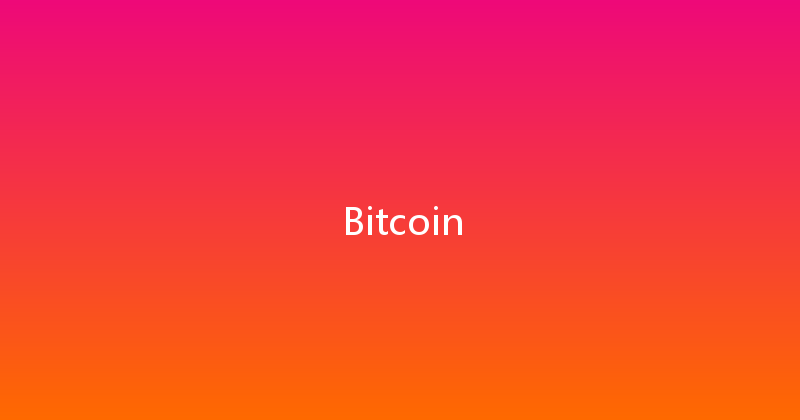 Bitcoin 