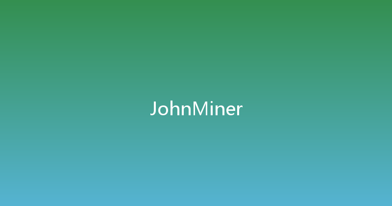 JohnMiner 
